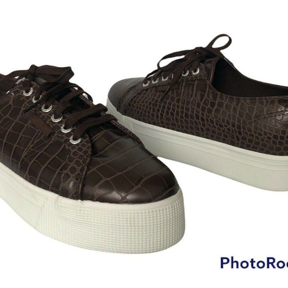 New Superga 2790 CROCODILE TL BROWN MULTI platform womens shoes sz 8.5 - Picture 8 of 8